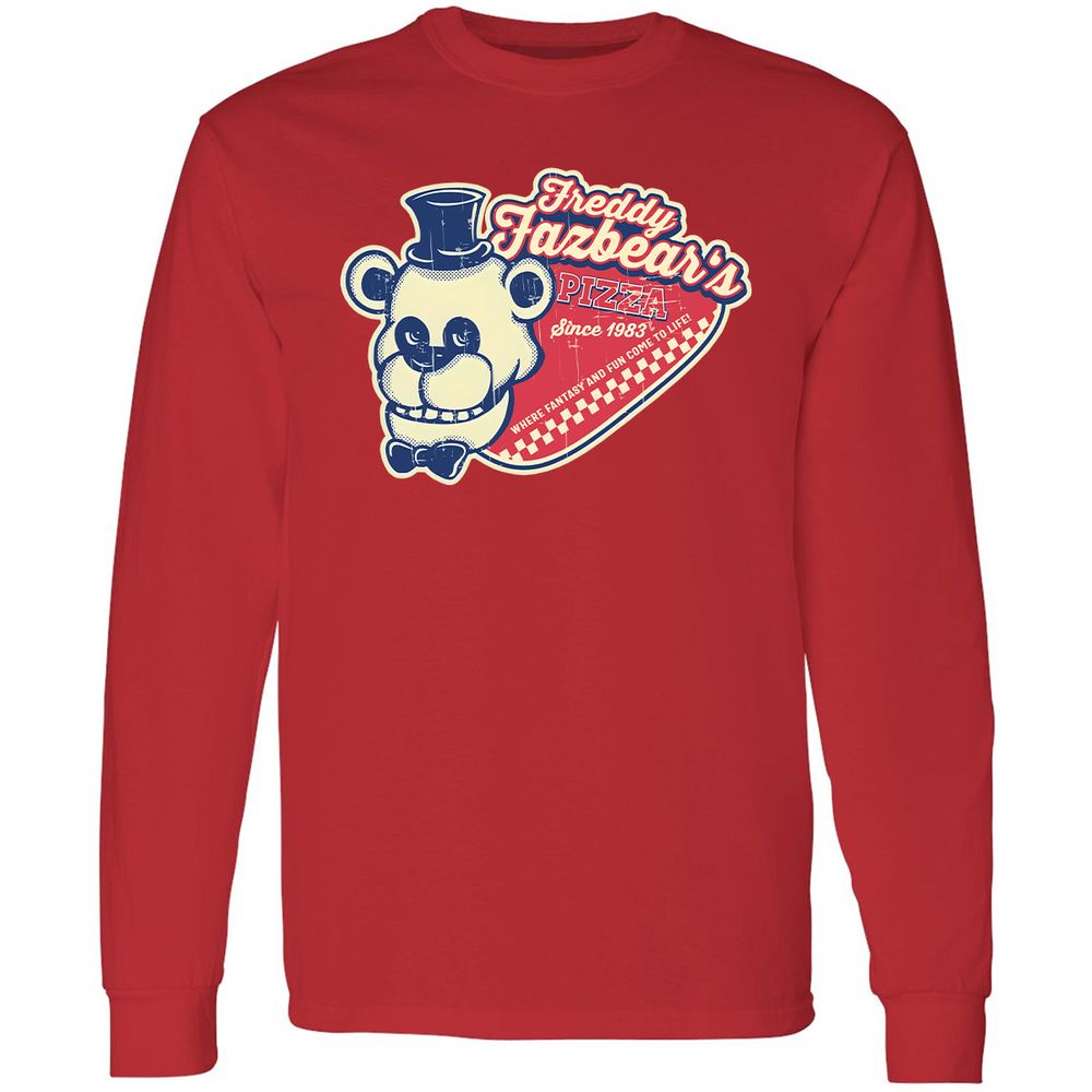 Long Sleeve T-Shirt - DR1HTM78 - Red - 14