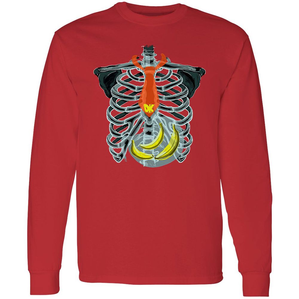 Long Sleeve T-Shirt - MCYR76Q4 - Red - 14