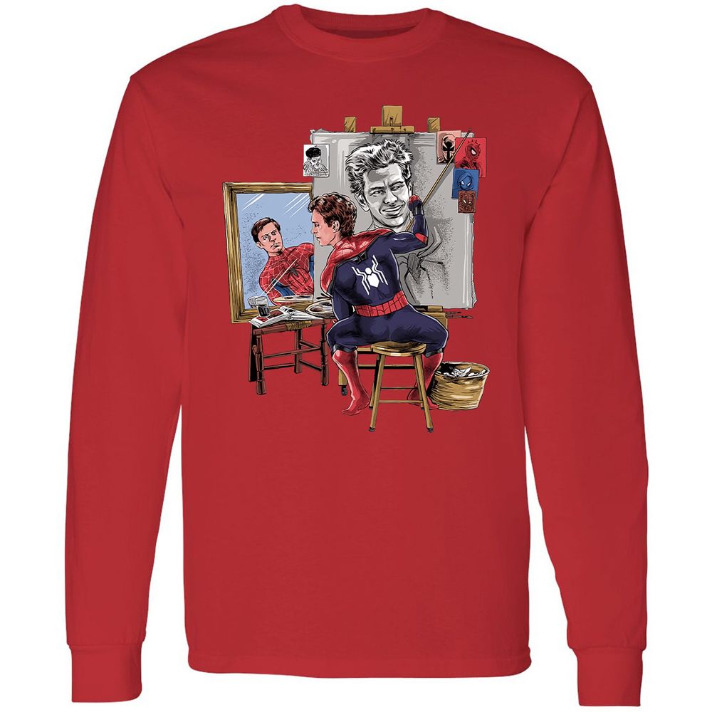 Long Sleeve T-Shirt - P34QQ68W - Red - 14