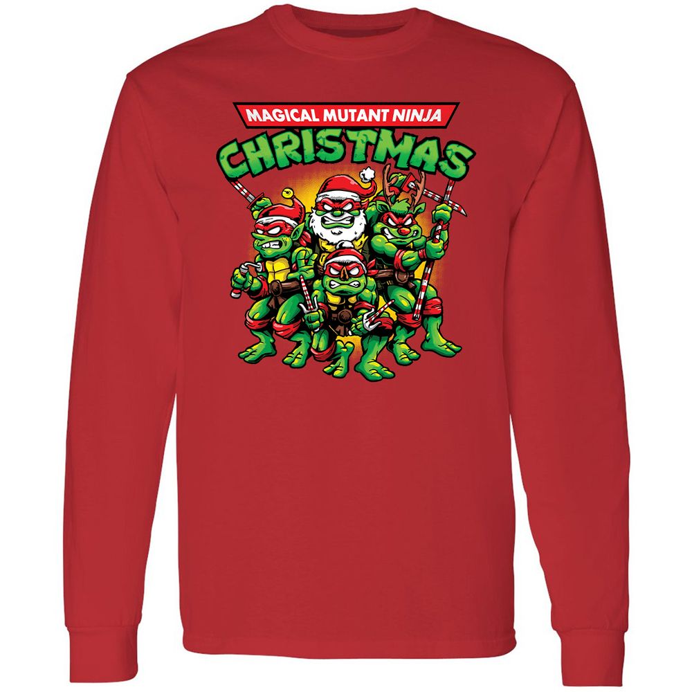 Long Sleeve T-Shirt - C9TQCZ6N - Red - 14