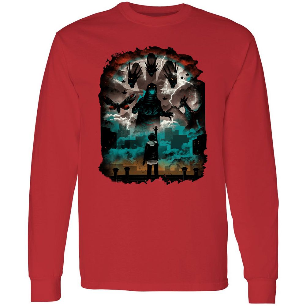 Long Sleeve T-Shirt - CG2QWG75 - Red - 14