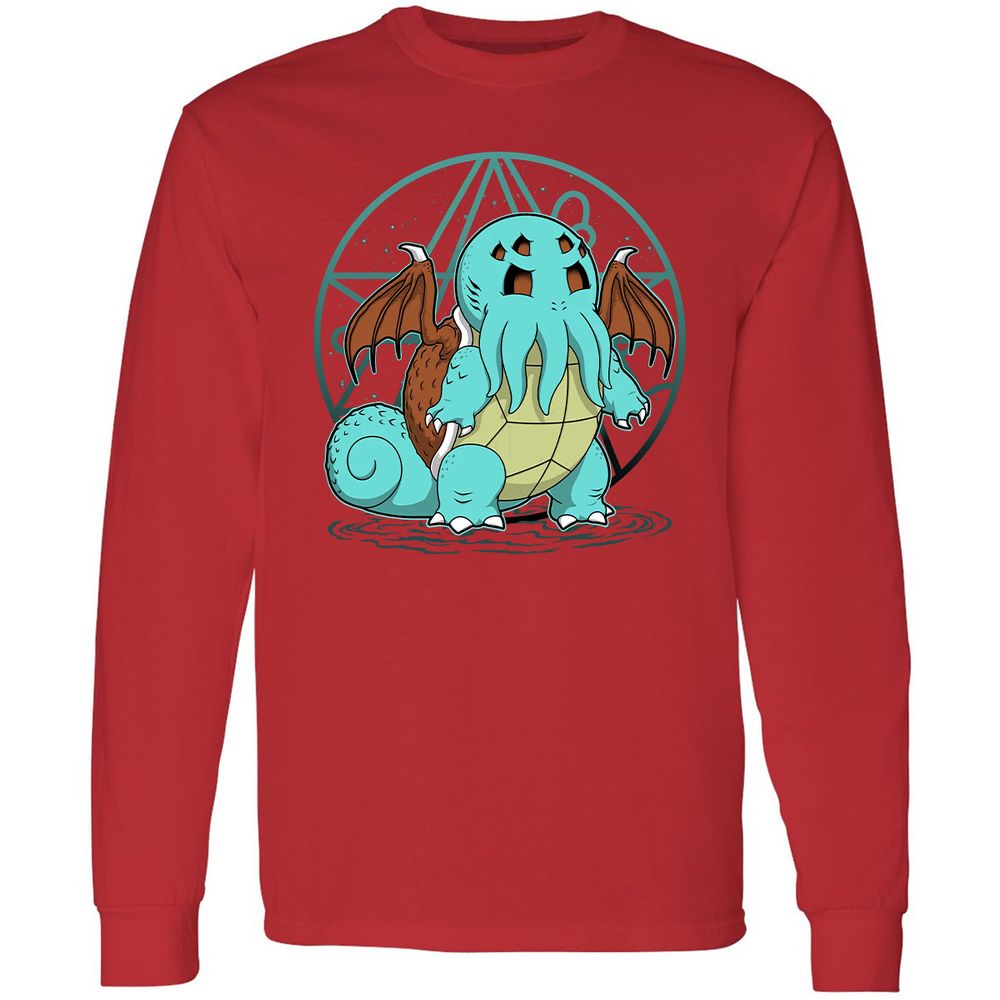 Long Sleeve T-Shirt - J8QZZFA5 - Red - 14