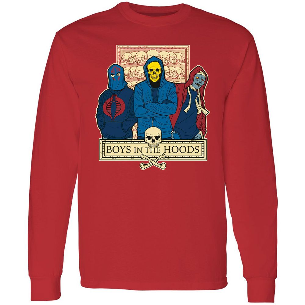 Long Sleeve T-Shirt - YPXUANAA - Red - 14