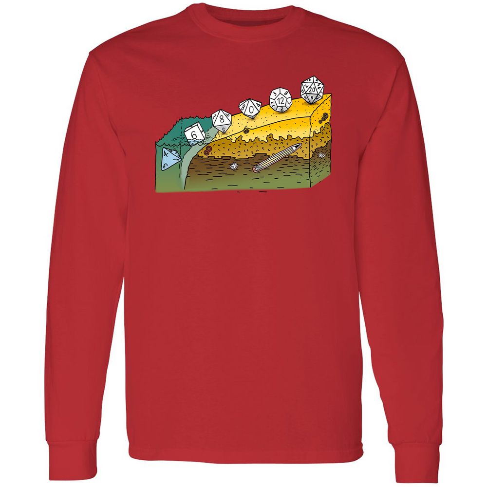 Long Sleeve T-Shirt - KHLDY3AX - Red - 14