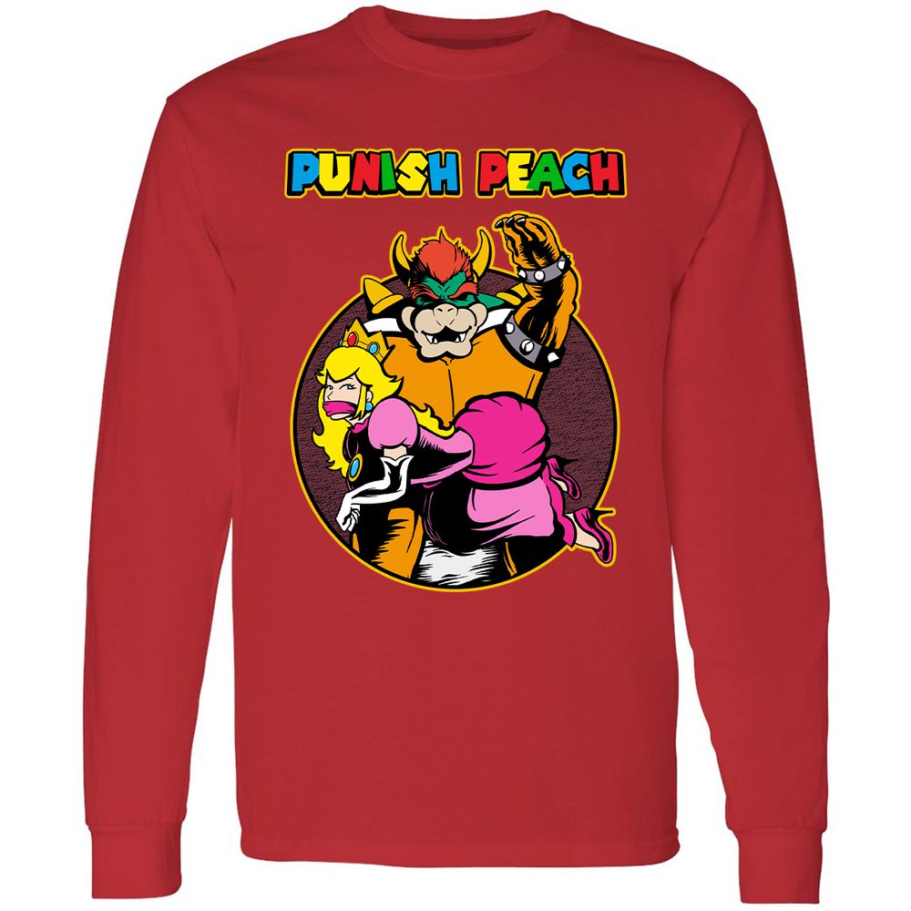 Long Sleeve T-Shirt - Z5AMG3U3 - Red - 14