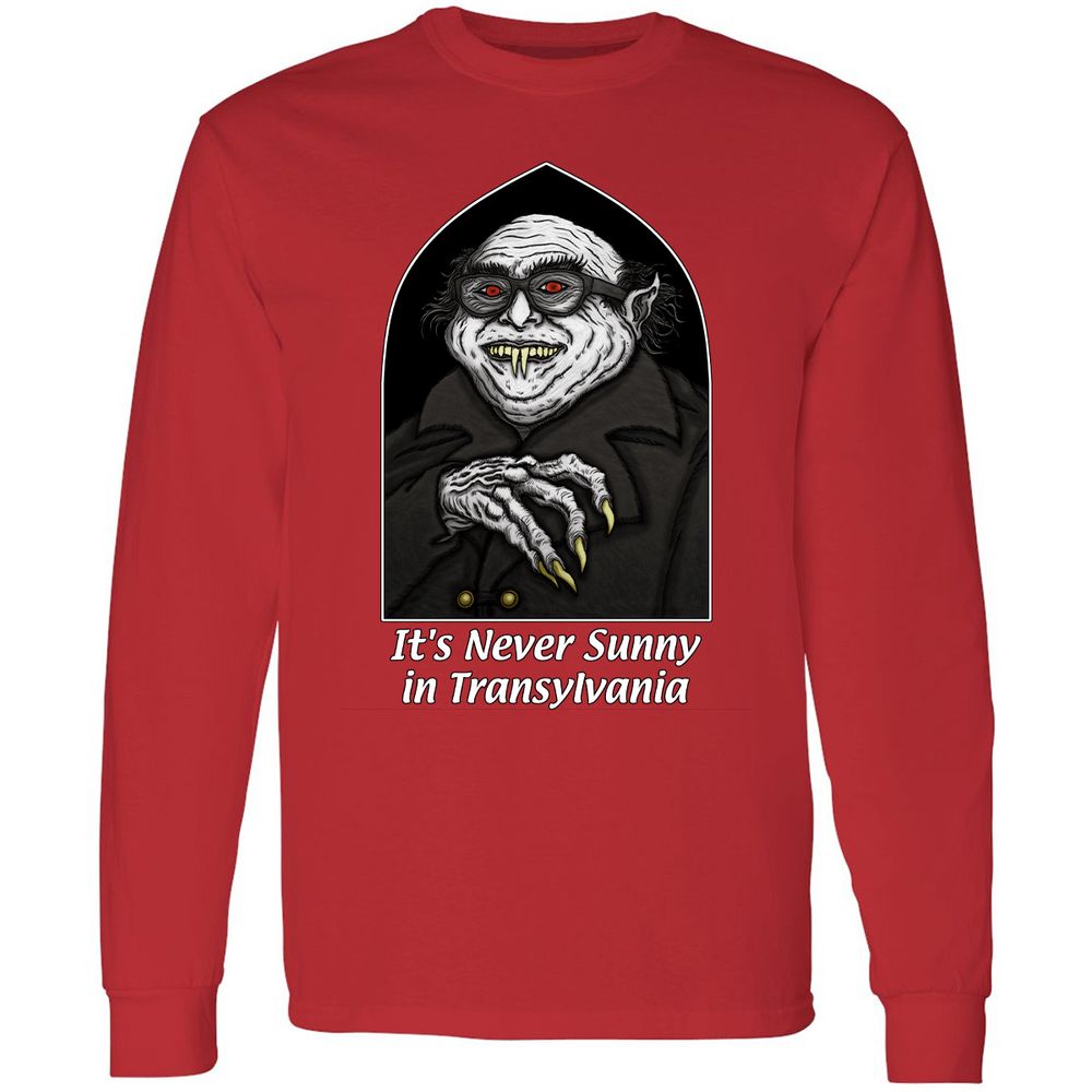 Long Sleeve T-Shirt - UBDKNZV6 - Red - 14