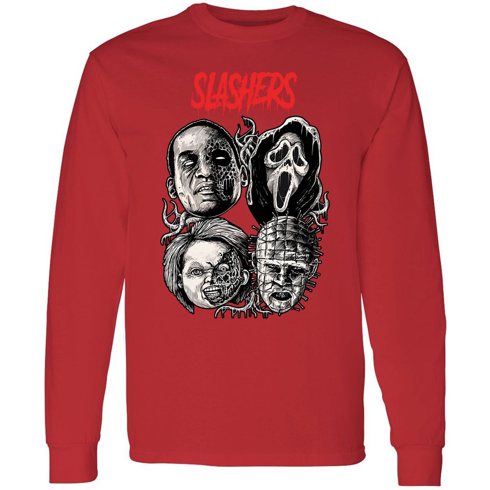 Long Sleeve T-Shirt - GFHQT73Z - Red - 14