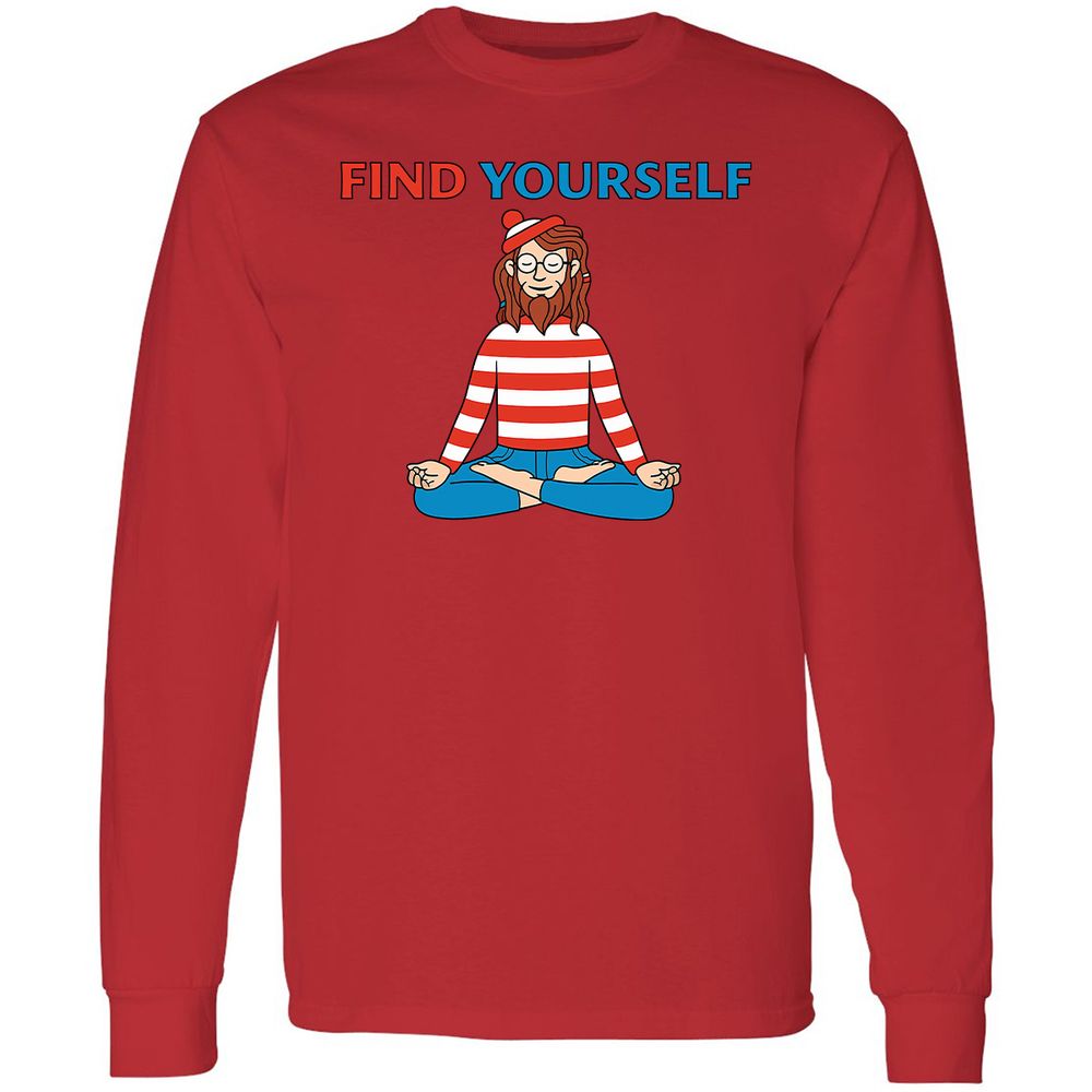 Long Sleeve T-Shirt - MMB8VWJG - Red - 14