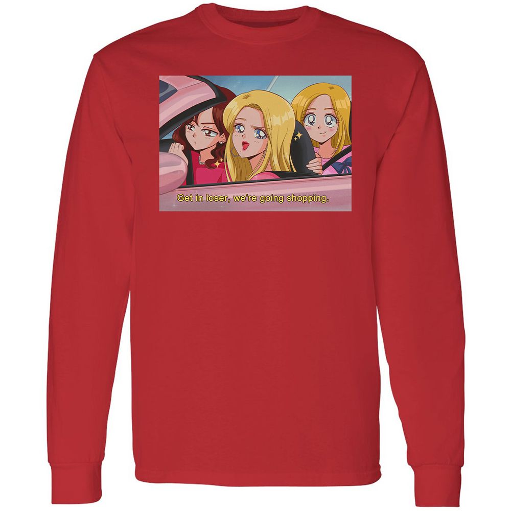 Long Sleeve T-Shirt - 15WY8E5U - Red - 14