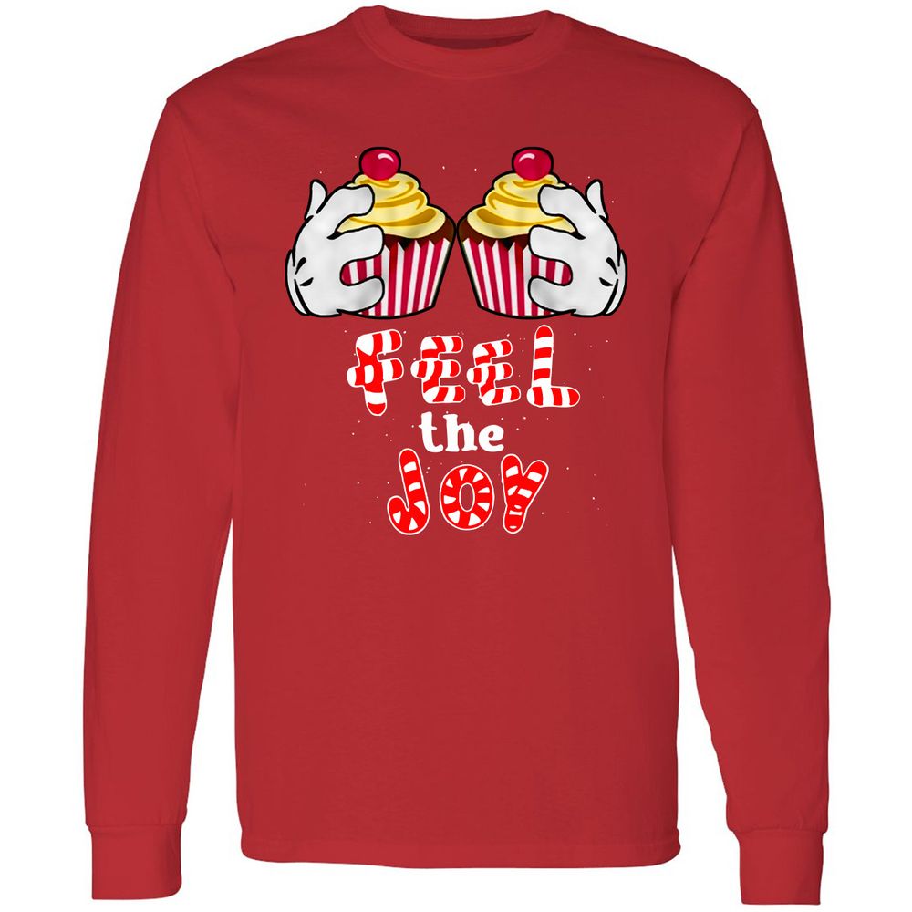 Long Sleeve T-Shirt - QG76XNEP - Red - 14