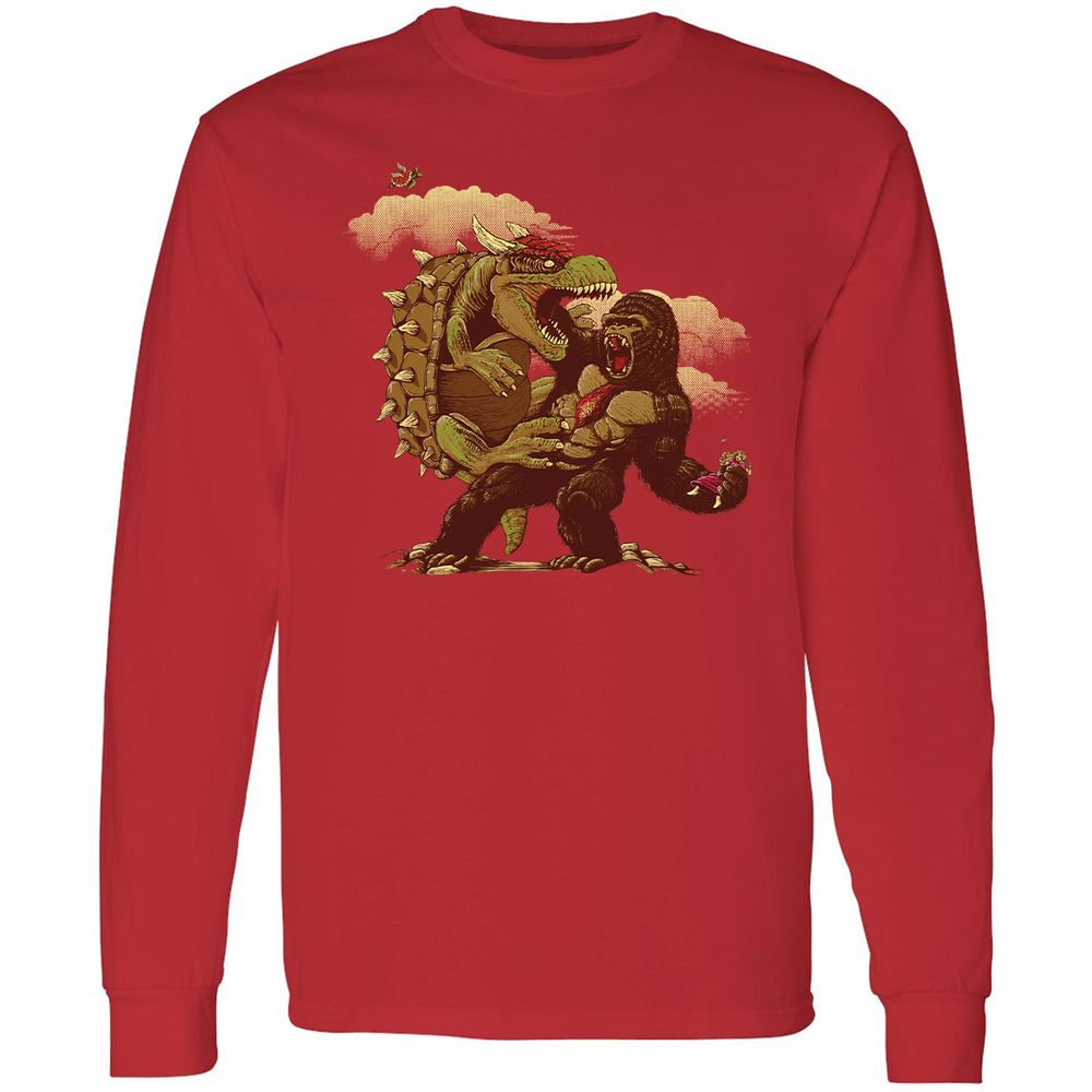 Long Sleeve T-Shirt - KKKYHV24 - Red - 14