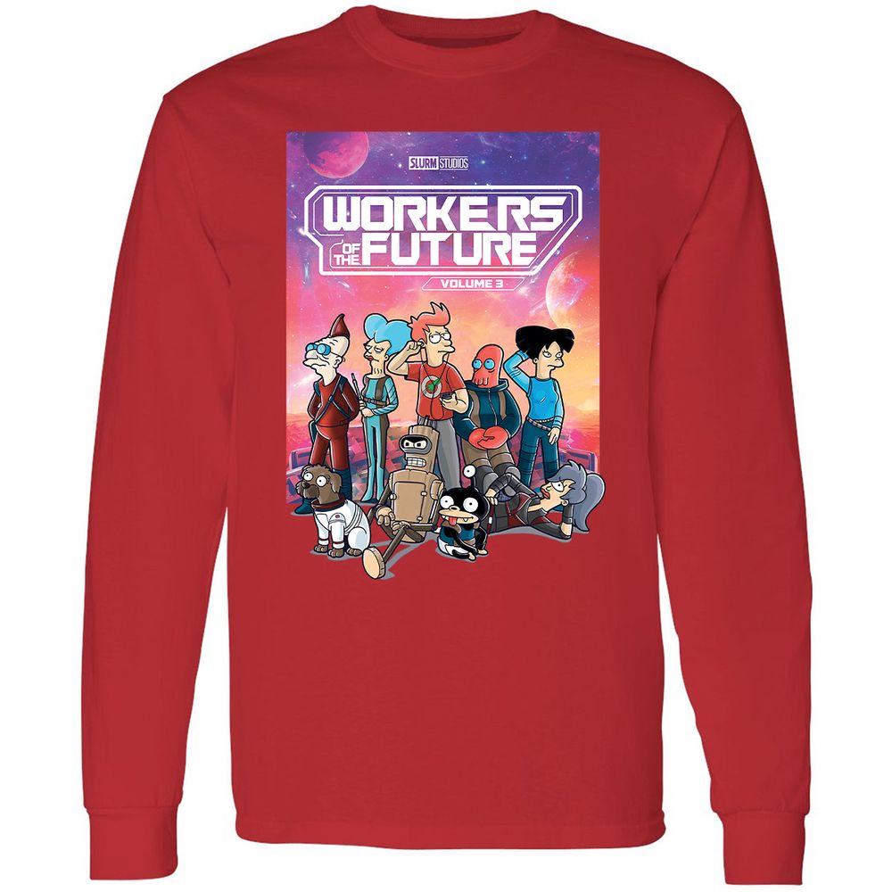 Long Sleeve T-Shirt - BTJD77U7 - Red - 14