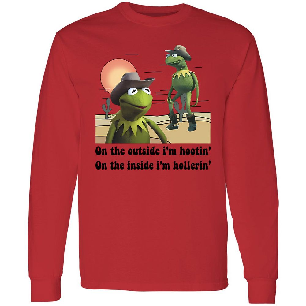Long Sleeve T-Shirt - 2PNAS6DZ - Red - 14