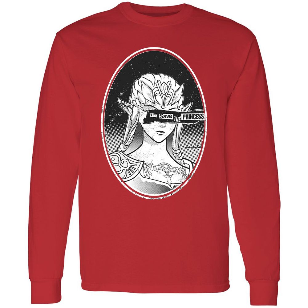 Long Sleeve T-Shirt - CL9VX4MZ - Red - 14