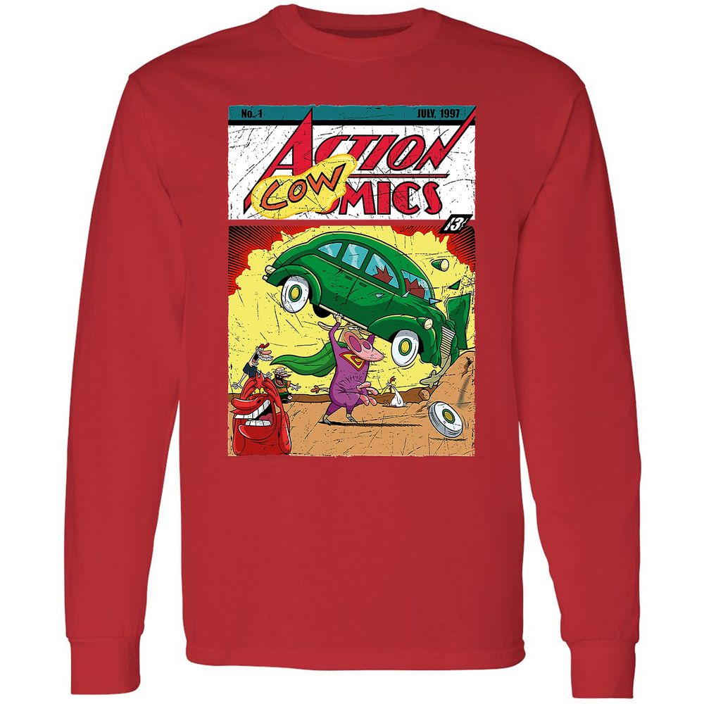 Long Sleeve T-Shirt - A2JAALBB - Red - 14