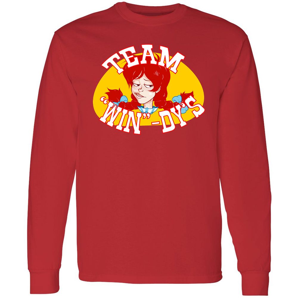 Long Sleeve T-Shirt - HM26YLZ6 - Red - 14