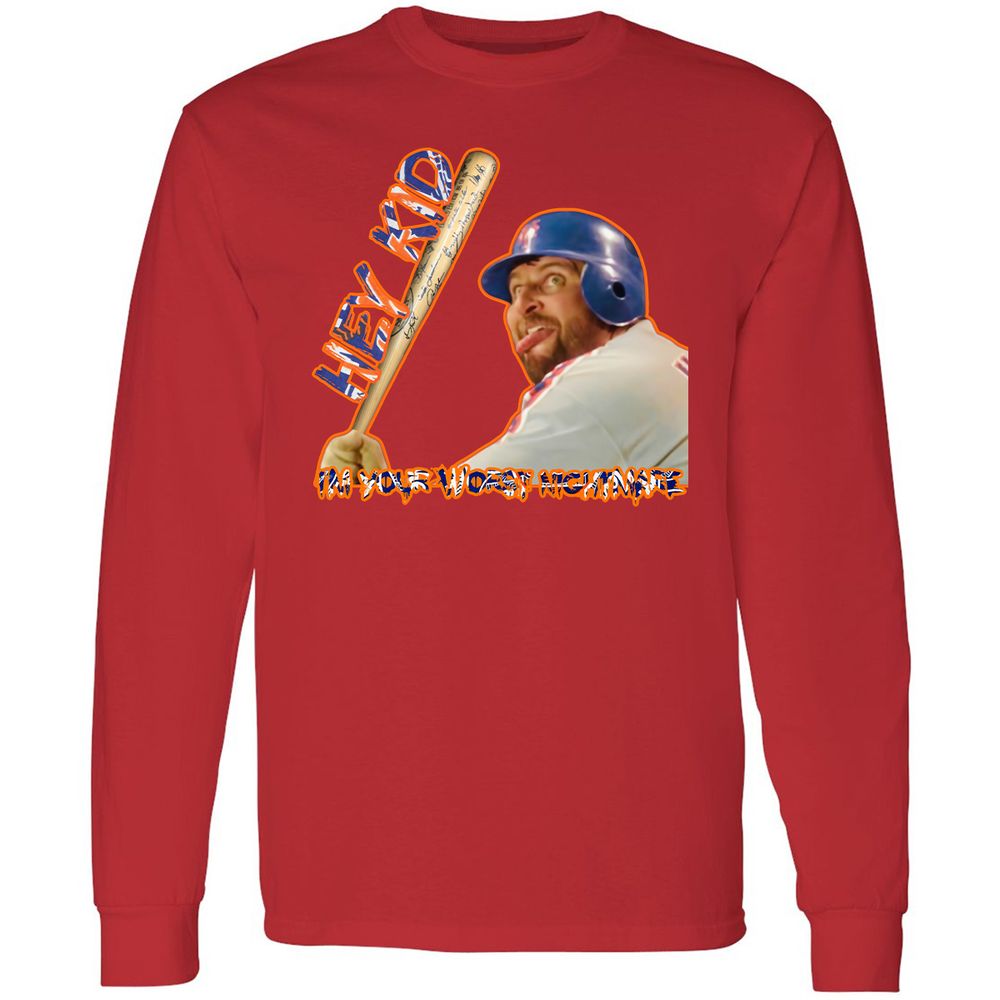 Long Sleeve T-Shirt - PTLTELCV - Red - 14