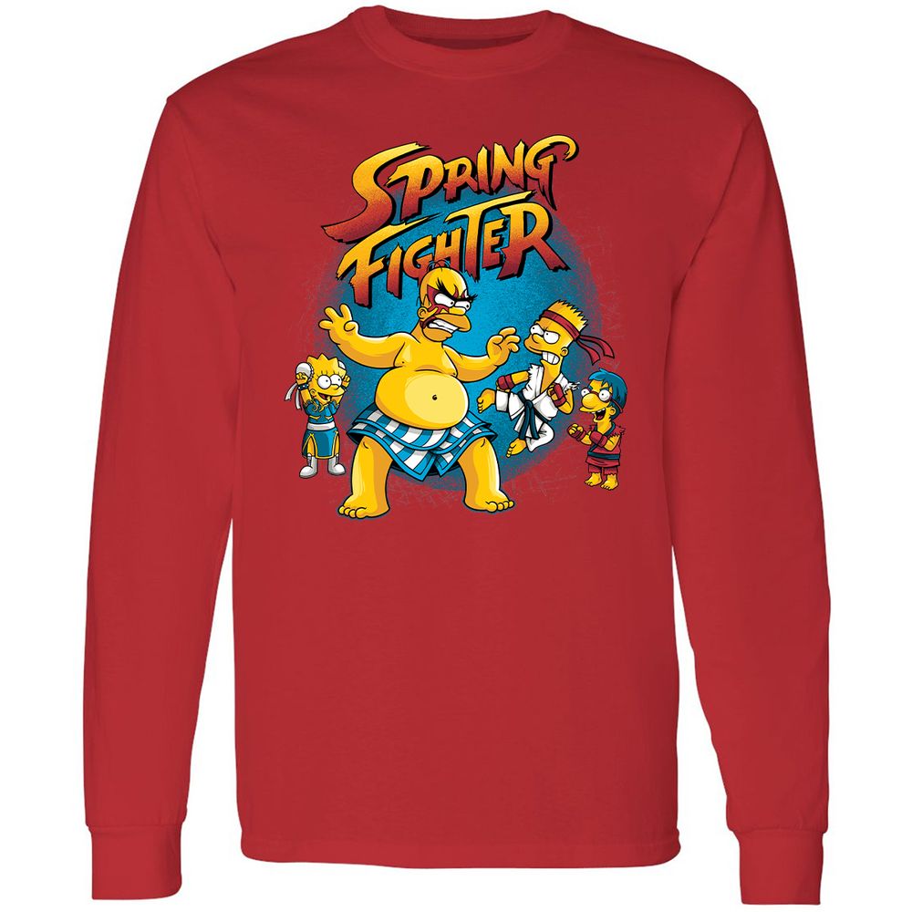 Long Sleeve T-Shirt - LXHBHMV4 - Red - 14