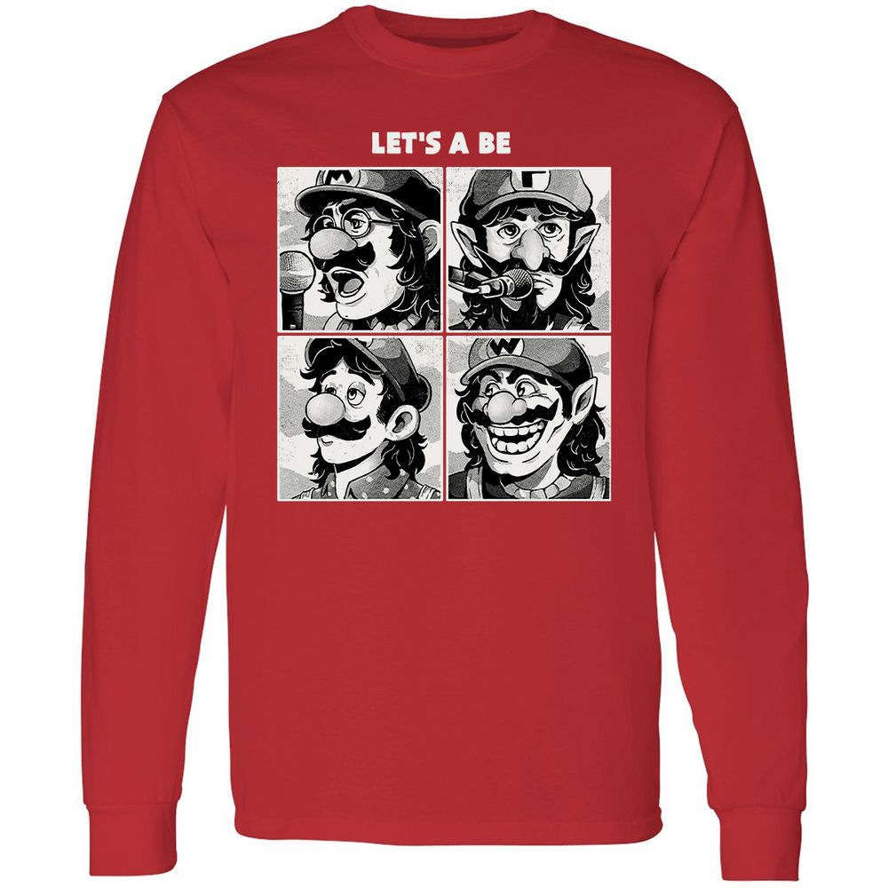 Long Sleeve T-Shirt - 6FPQF9XJ - Red - 14
