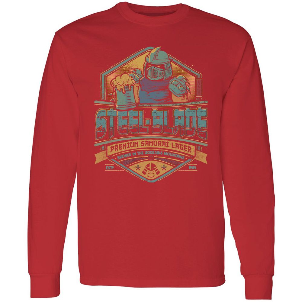 Long Sleeve T-Shirt - CWZLCQ96 - Red - 14