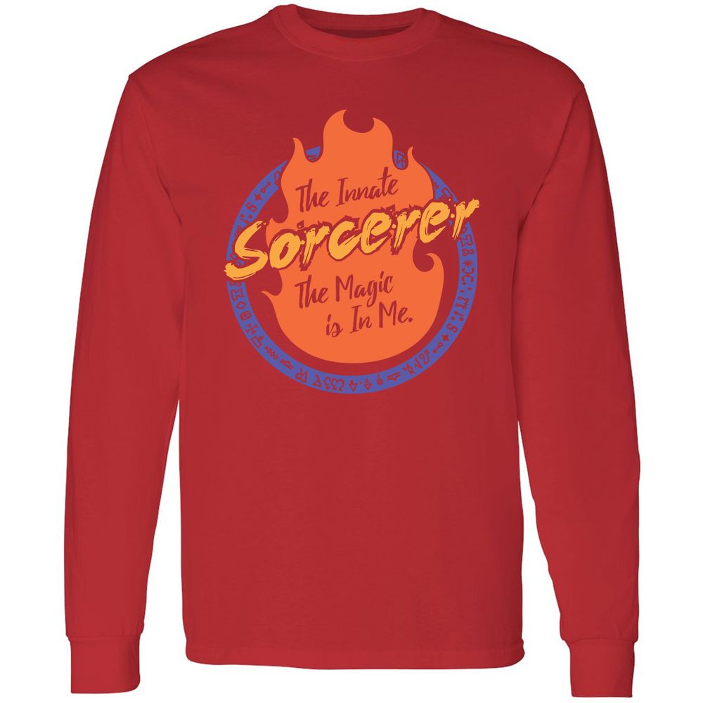 Long Sleeve T-Shirt - W2V4DMR6 - Red - 14