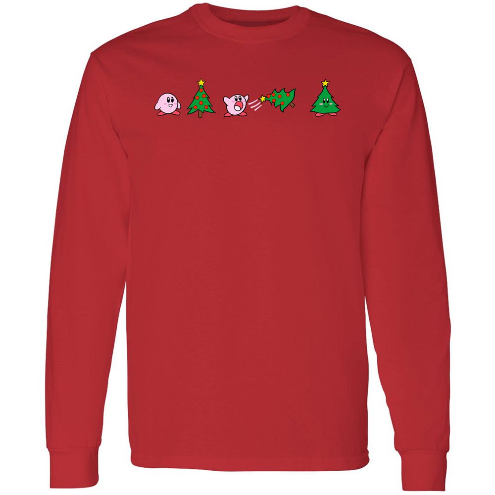 Long Sleeve T-Shirt - 5A6JC55F - Red - 14
