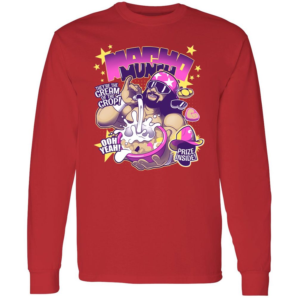 Long Sleeve T-Shirt - ARLXJJR8 - Red - 14