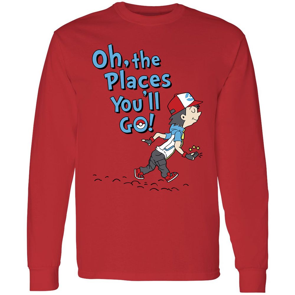 Long Sleeve T-Shirt - ZD8MMDYT - Red - 14