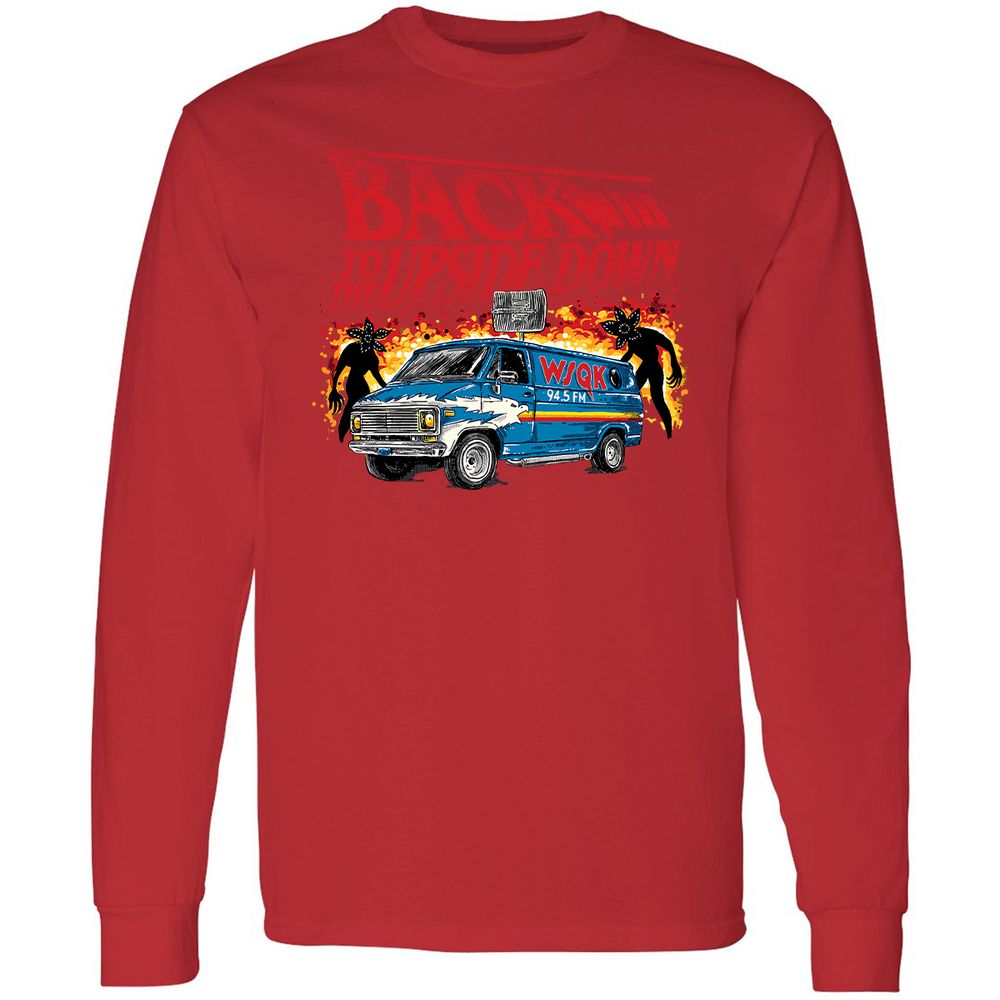Long Sleeve T-Shirt - 3JUQEYDK - Red - 14