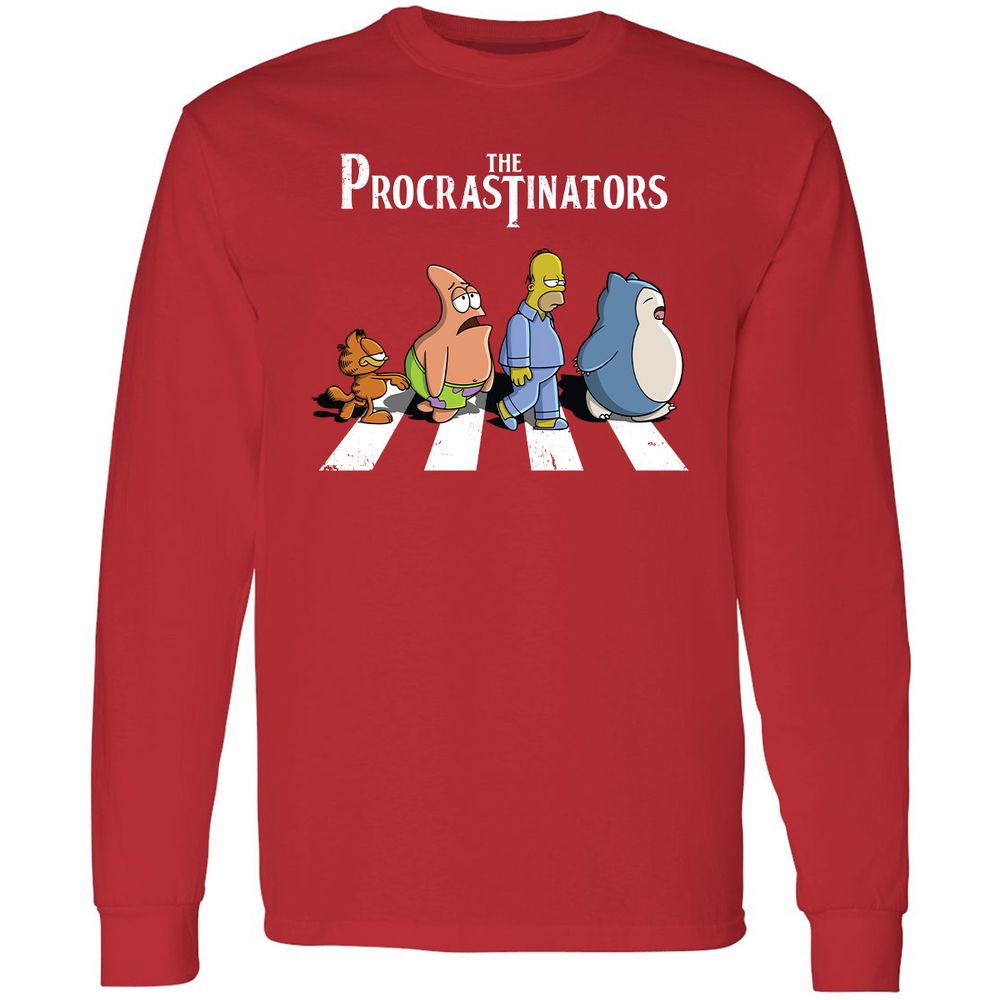 Long Sleeve T-Shirt - R8ZZMT93 - Red - 14