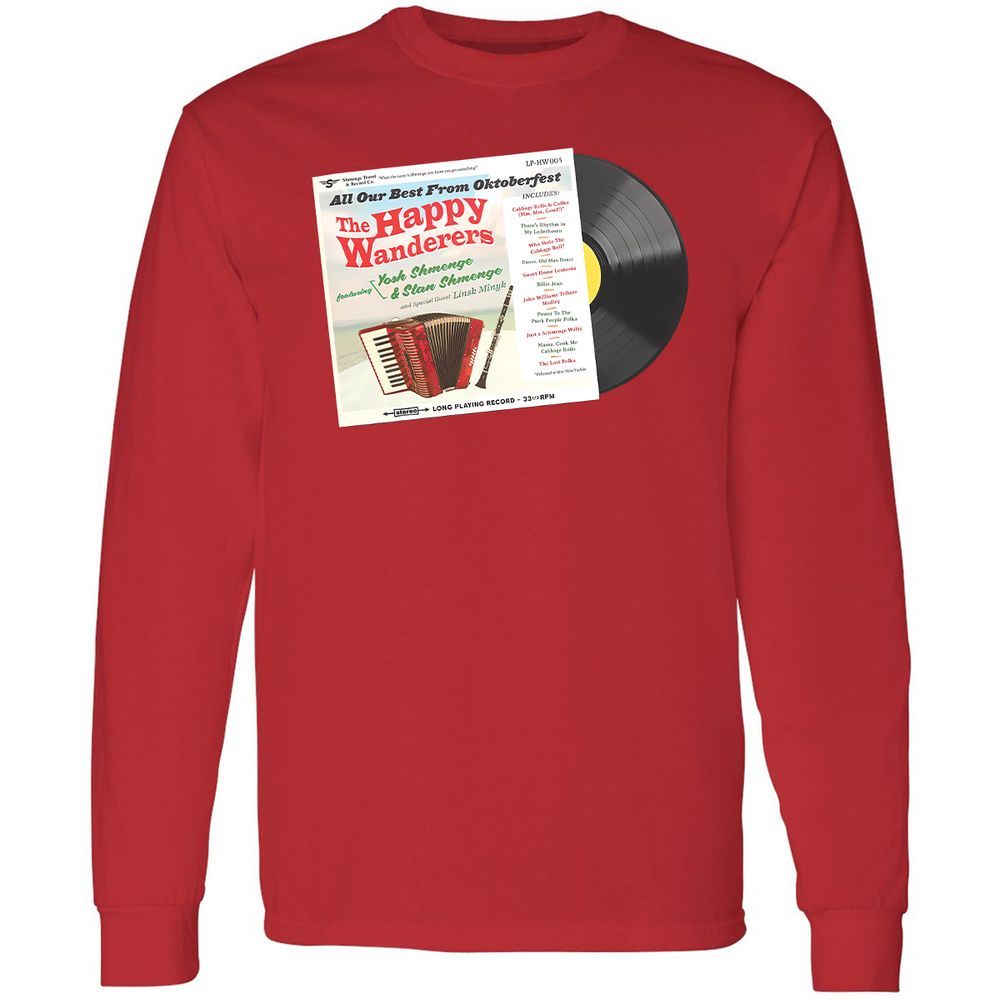 Long Sleeve T-Shirt - N1QFJNW2 - Red - 14