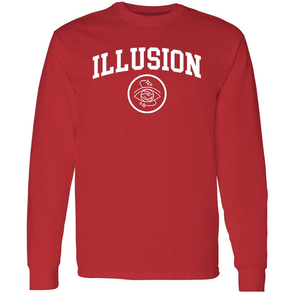 Long Sleeve T-Shirt - LT1FNXPG - Red - 14