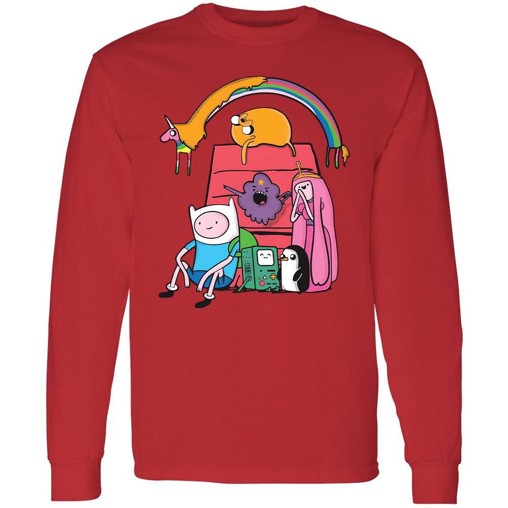 Long Sleeve T-Shirt - JS57J3HF - Red - 14