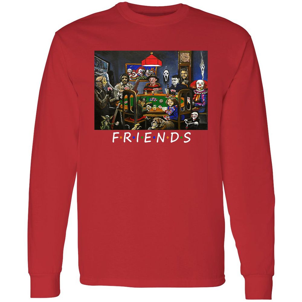 Long Sleeve T-Shirt - GK1MUKER - Red - 14