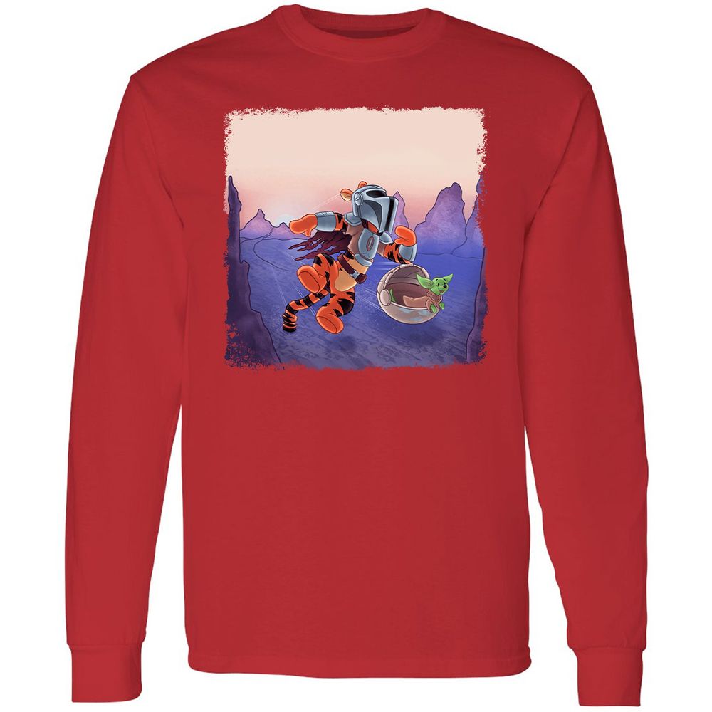 Long Sleeve T-Shirt - C4QABE1T - Red - 14