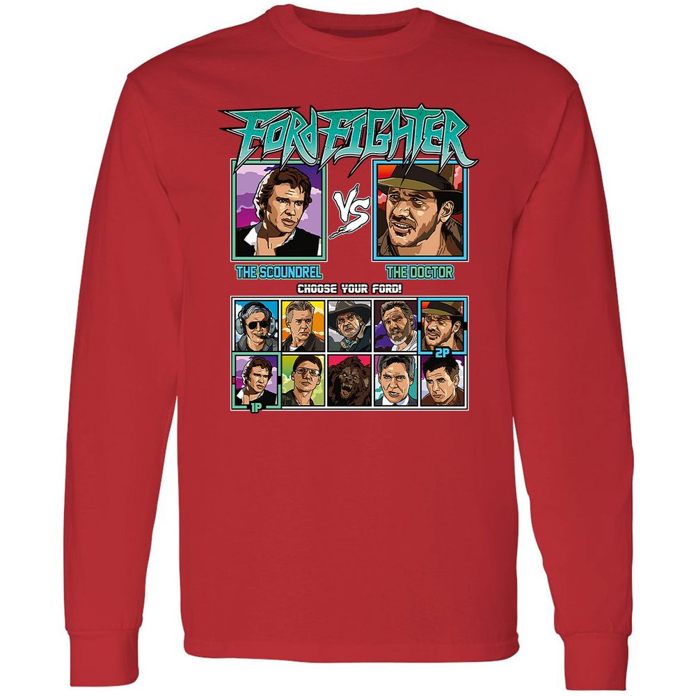 Long Sleeve T-Shirt - 7UCCLLR8 - Red - 14