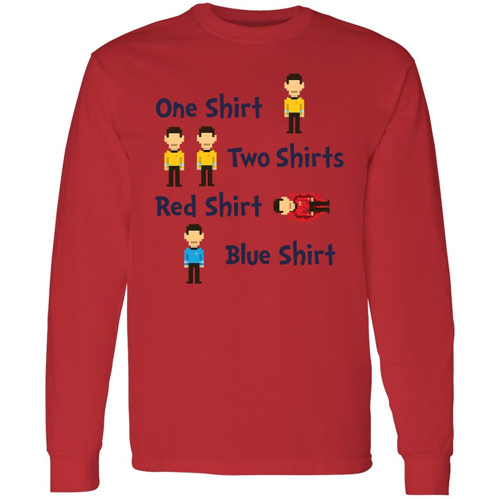 Red Shirt, Blue Shirt - Red - 14