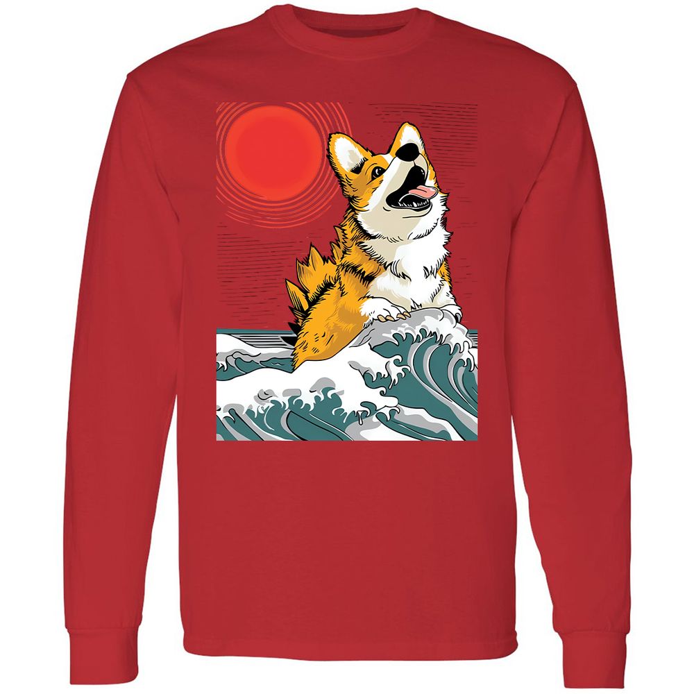 Long Sleeve T-Shirt - TDKS28ZN - Red - 14