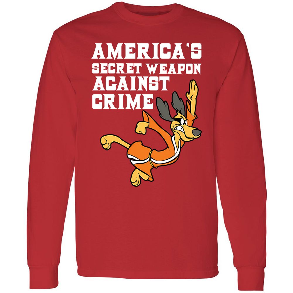 Long Sleeve T-Shirt - MBP3GEEQ - Red - 14