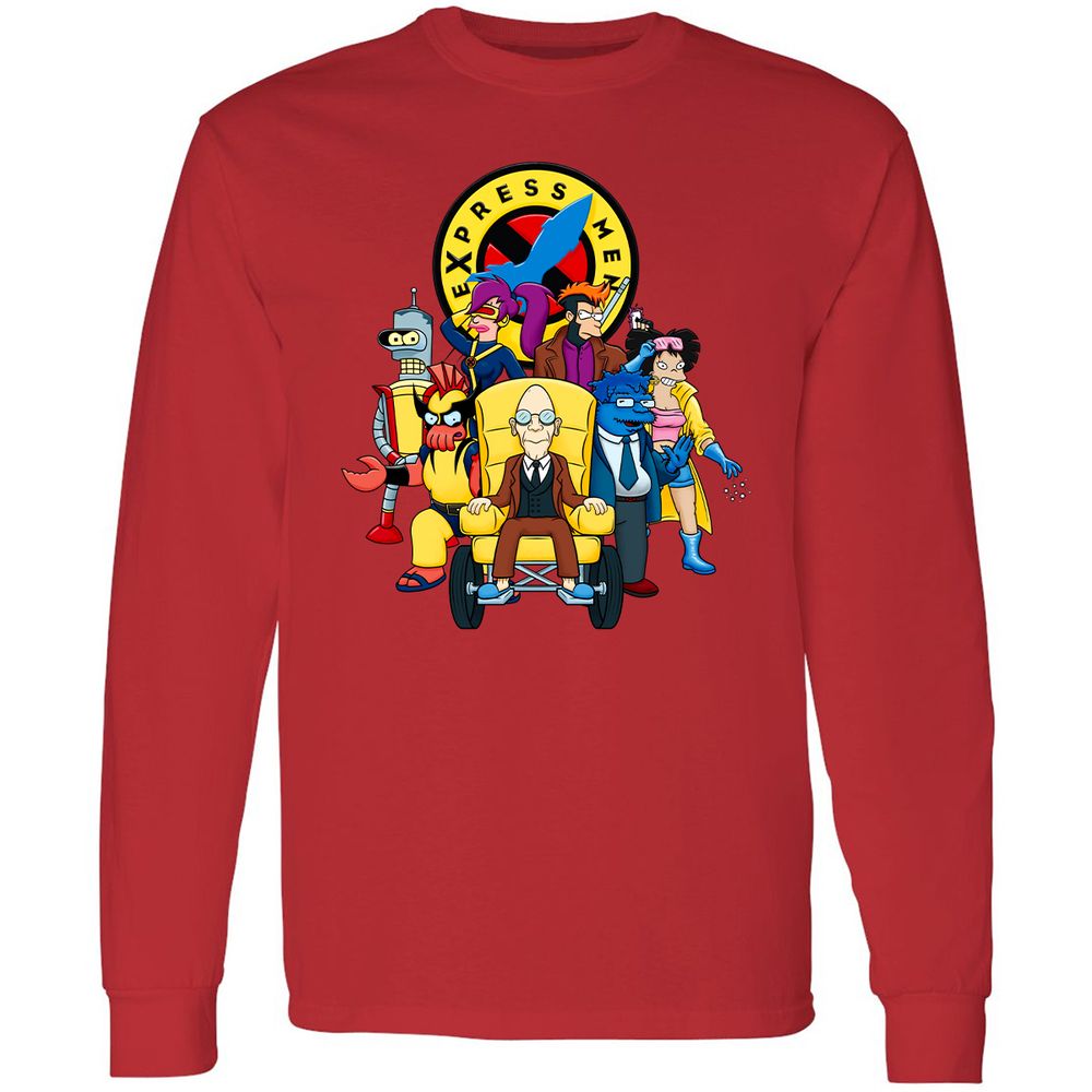 Long Sleeve T-Shirt - PU7H2BSR - Red - 14