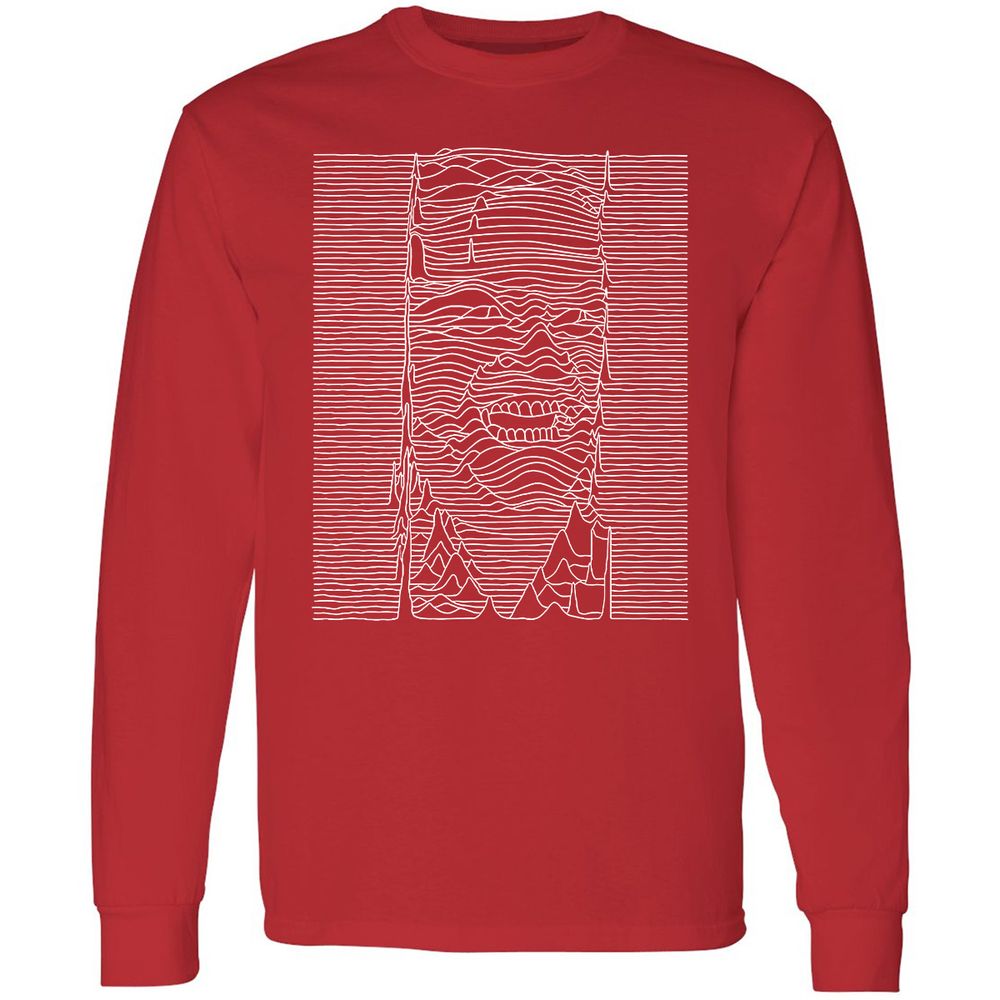Long Sleeve T-Shirt - XEKU4ACM - Red - 14