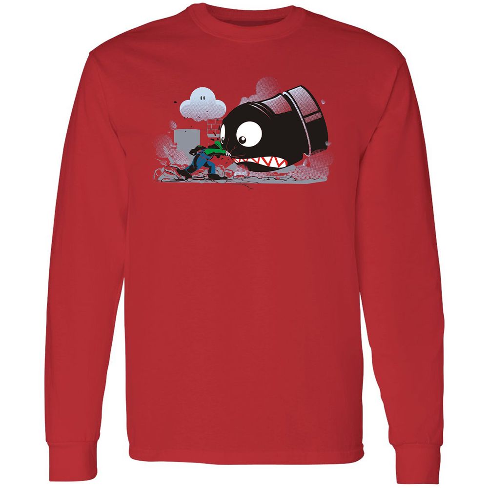 Long Sleeve T-Shirt - 9VVQ4JHY - Red - 14