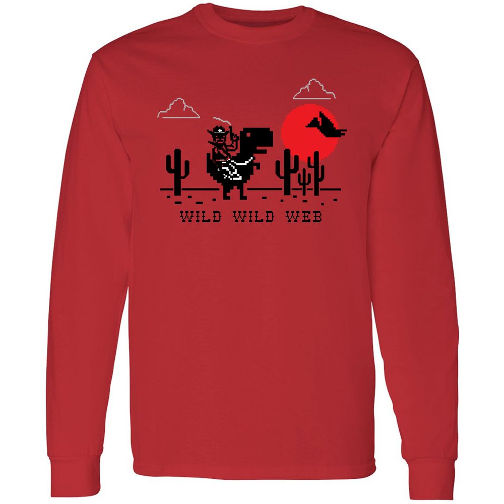 Long Sleeve T-Shirt - Q1R4N8MA - Red - 14