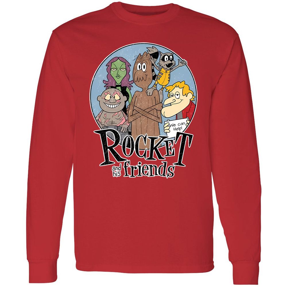 Long Sleeve T-Shirt - VWUWH9MK - Red - 14