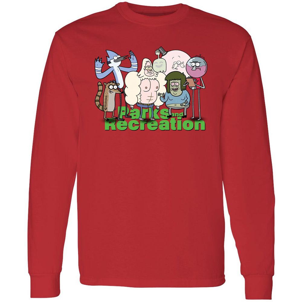 Long Sleeve T-Shirt - JNZ5F2KR - Red - 14