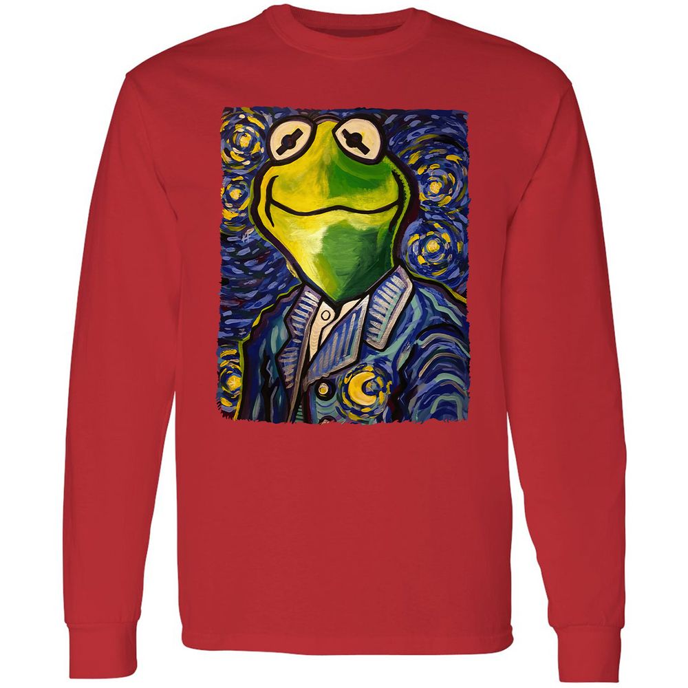 Long Sleeve T-Shirt - DDZKA8VR - Red - 14