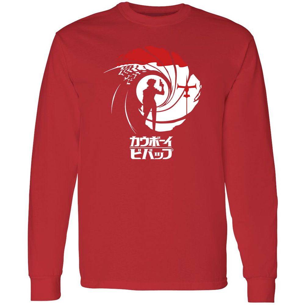 Long Sleeve T-Shirt - LCUDYUJ9 - Red - 14