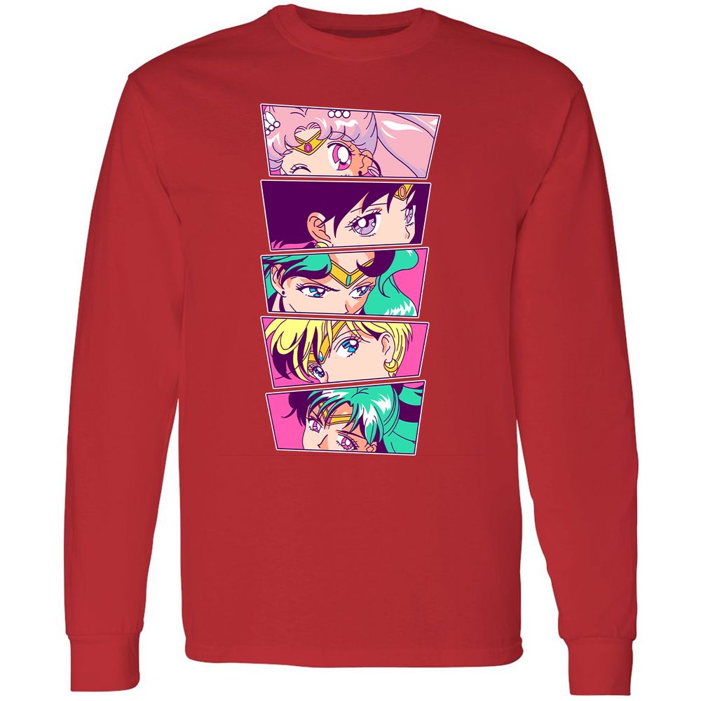 Long Sleeve T-Shirt - PW5NPGYV - Red - 14