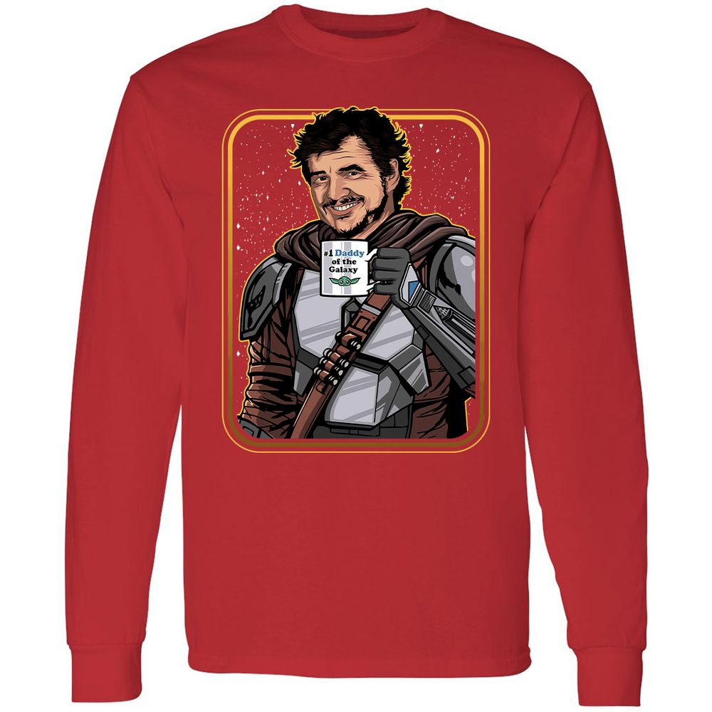 Long Sleeve T-Shirt - B5B3GQJW - Red - 14