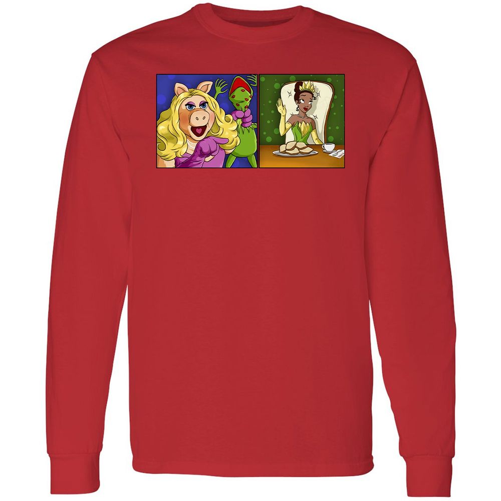 Long Sleeve T-Shirt - 3JU3ZV7D - Red - 14